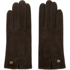 Handsome Stockholm Brown Essentials Suede Gloves
