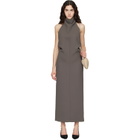 KHAITE Taupe Roxanne Maxi Dress