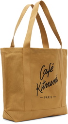 Maison Kitsuné Yellow 'Café Kitsuné' Tote