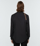 Alexander McQueen - Embellished cotton-blend shirt