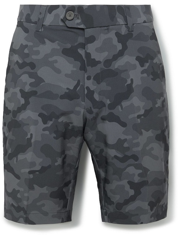 Photo: G/FORE - Maverick Hybrid Straight-Leg Camouflage-Print Stretch-Shell Golf Shorts - Gray