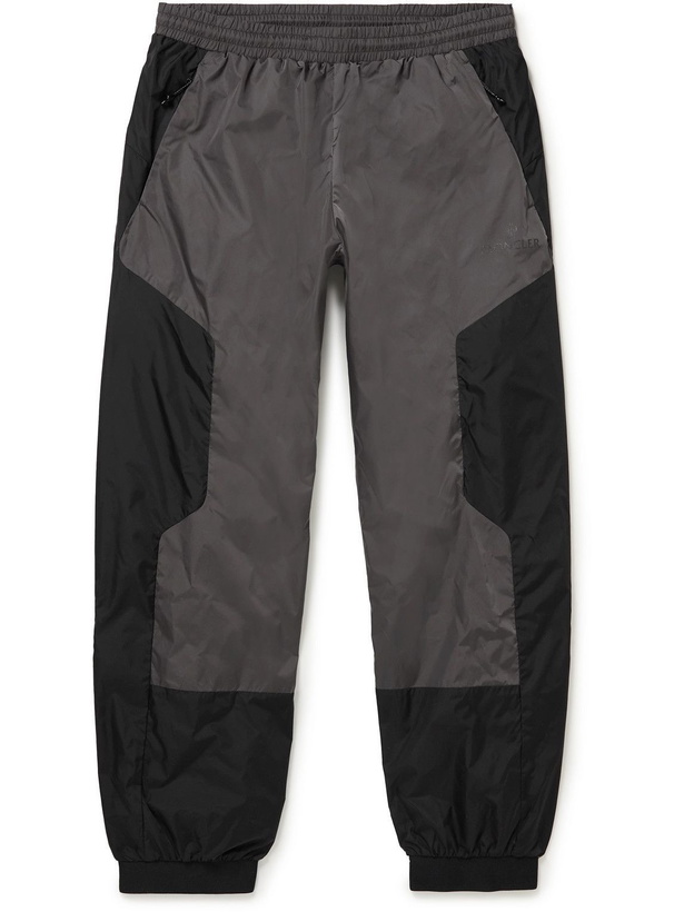 Photo: Moncler - Tapered Panelled Shell Trousers - Black