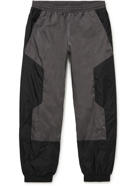 Moncler - Tapered Panelled Shell Trousers - Black