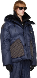 Giorgio Armani Blue Neve Down Jacket