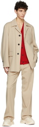 Wooyoungmi Beige Polyester Blazer