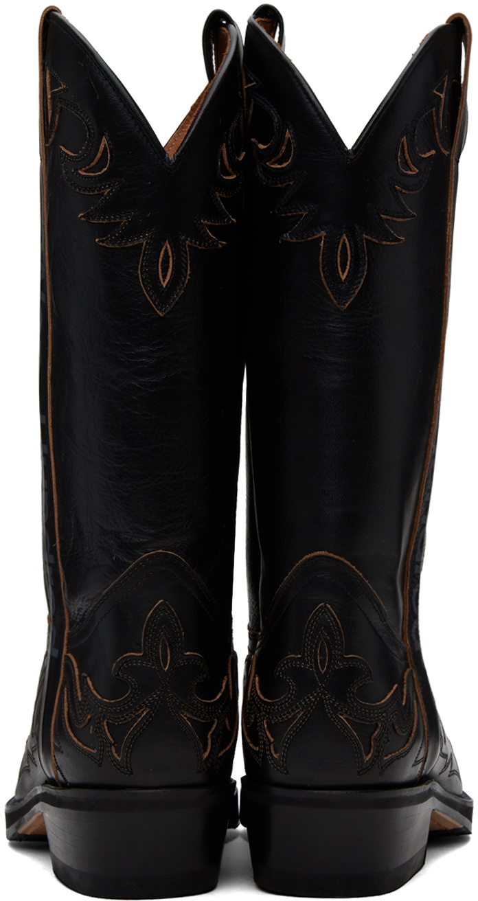Won Hundred Black Bogota Cowboy Boots