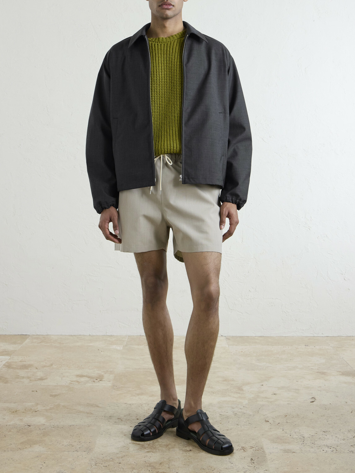 Auralee - Wool Blouson Jacket - Gray