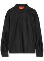 LA Double J Poet Cotton-poplin Shirt Black
