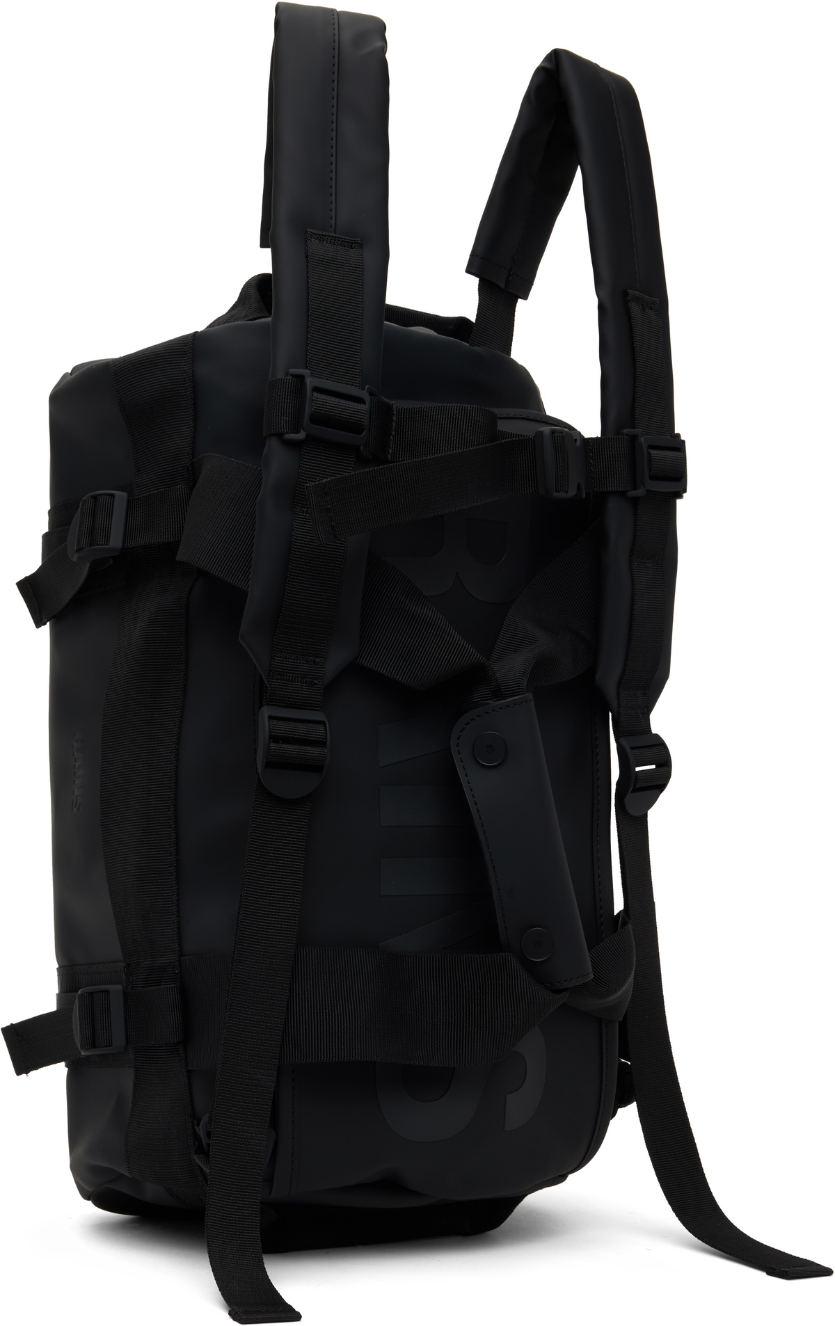 RAINS Black Texel Mini Duffle Bag
