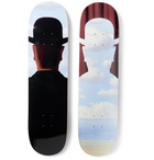 The SkateRoom - René Magritte Set of Two Printed Wooden Skateboards - Blue