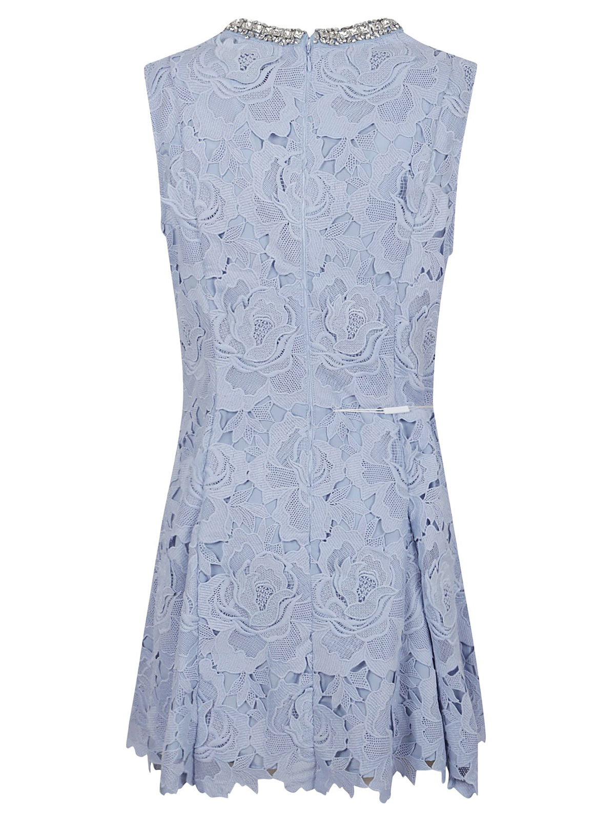 self-portrait Blue Flower Lace Mini Dress Self-Portrait