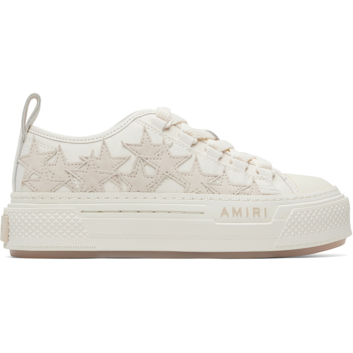 Photo: AMIRI White Stars Court Low Sneakers