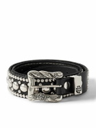 Enfants Riches Déprimés - 3.5cm Goodbye Franky Studded Leather Belt - Black