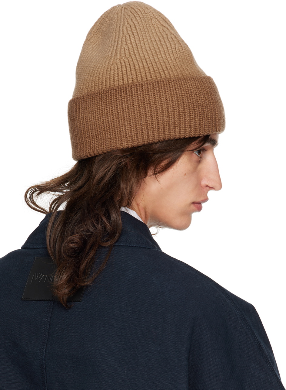 JW Anderson Brown Gradient Beanie