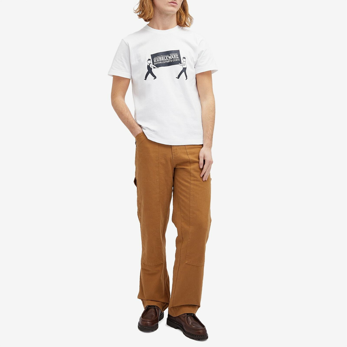 Dubbleware Men's Brewster Doubleknee Pants in Tan