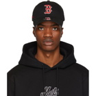 Marcelo Burlon County of Milan Black Boston Red Sox Edition Cap
