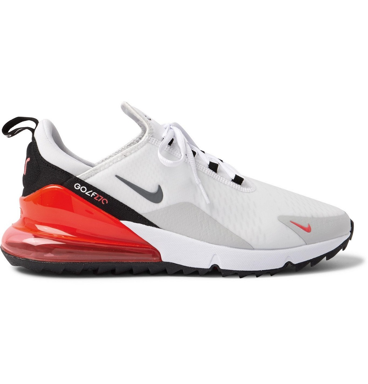 Nike Golf - Air Max 270 G Rubber-Trimmed Coated-Mesh Golf Shoes