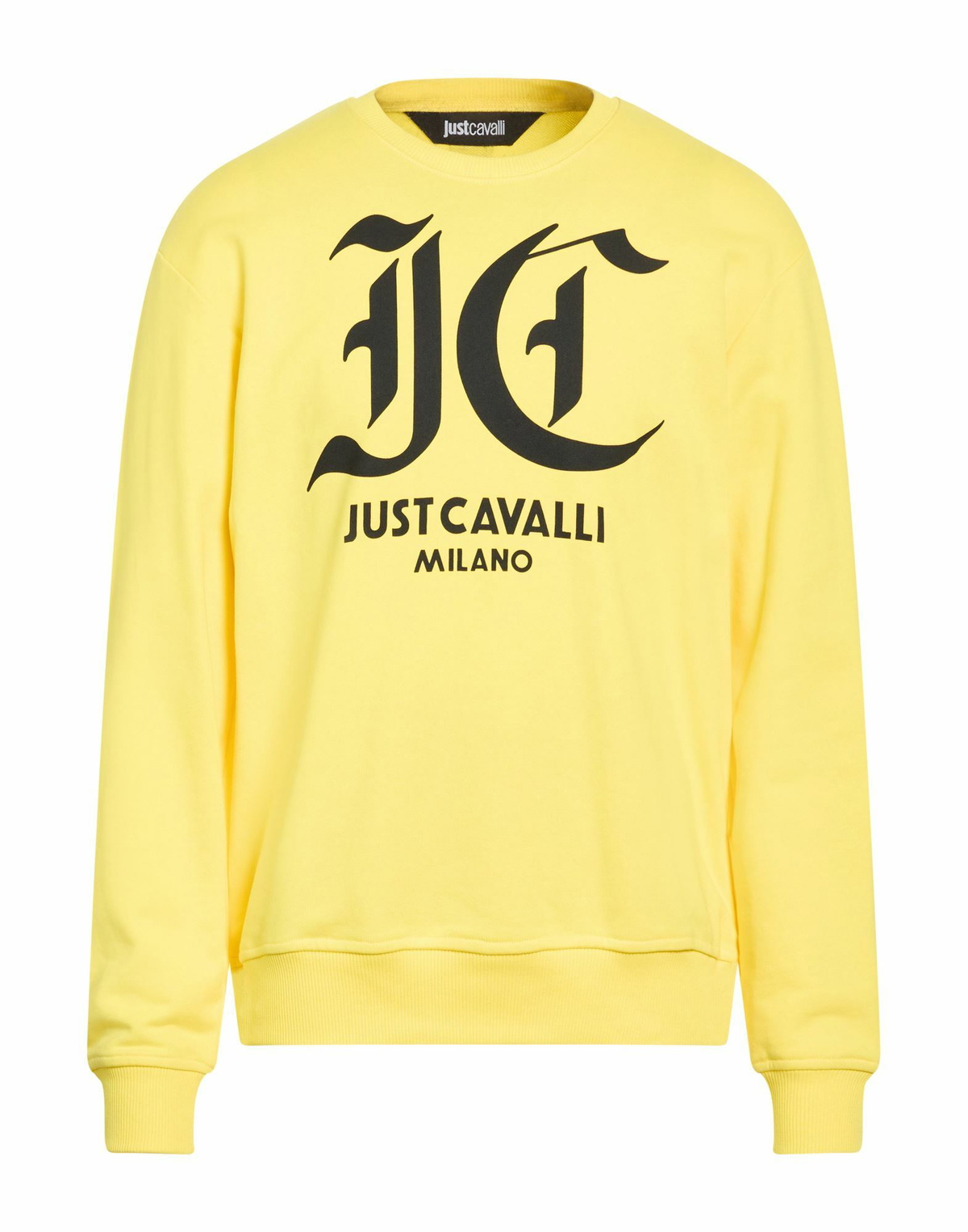 Just Cavalli Mens Sweatshirt in Yellow