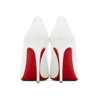 Christian Louboutin White Patent Hot Chick 100 Heels
