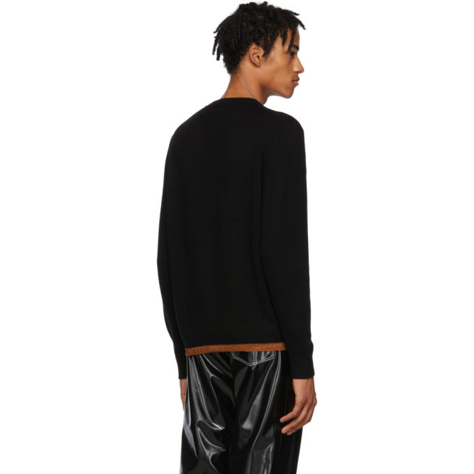 Coach 1941 Black Intarsia Rexy Sweater