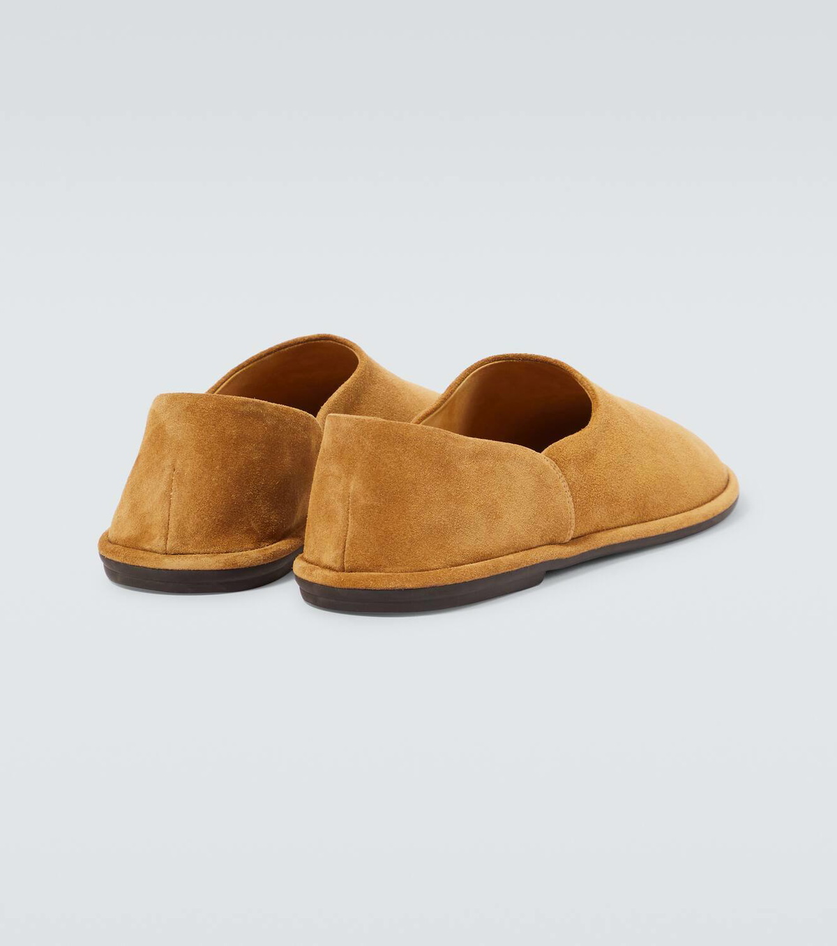 The Row Canal suede slip-on shoes