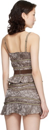 KNWLS Brown Freya Camisole