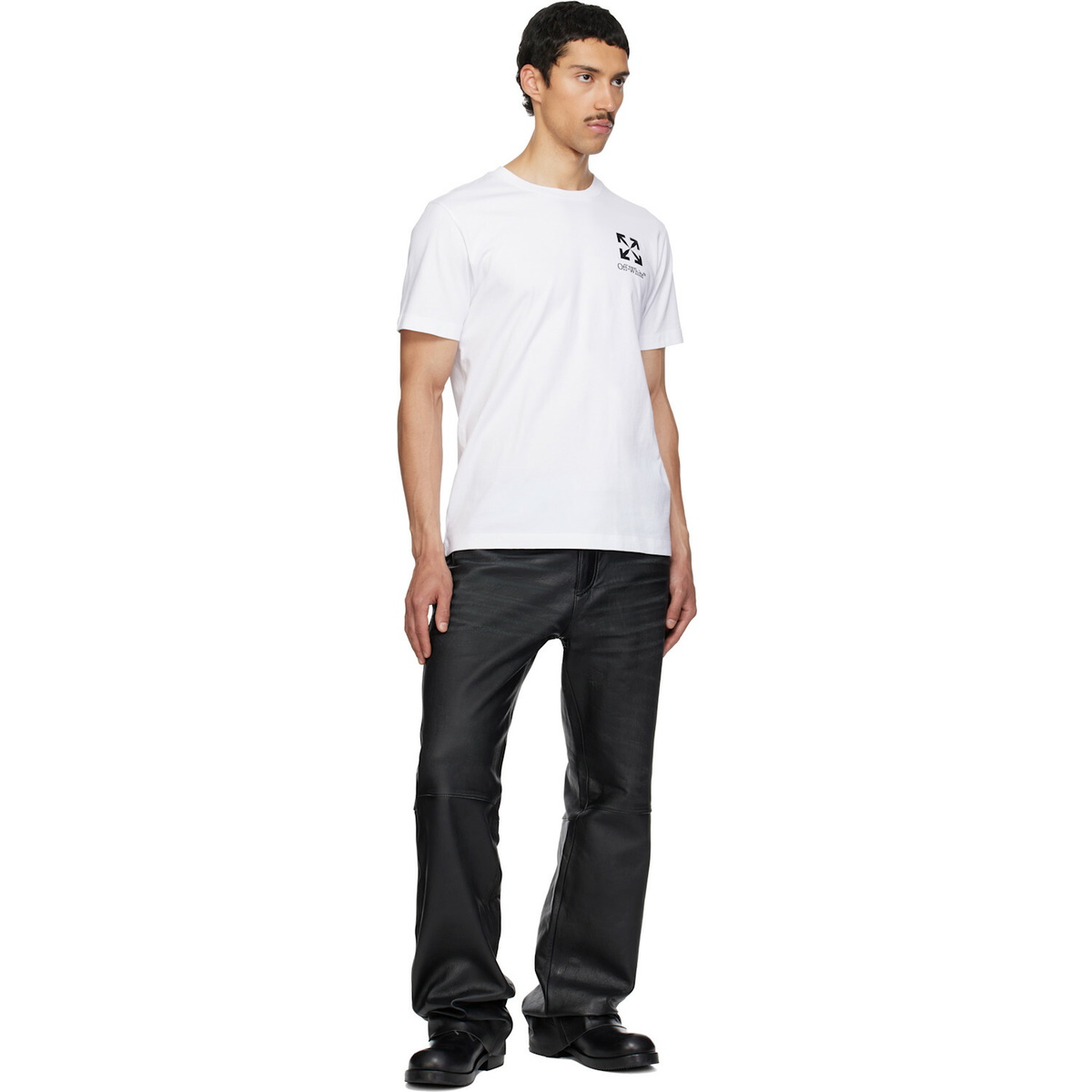 Off-White White Small Arrow Slim T-shirt