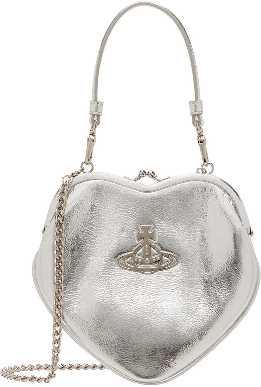Vivienne Westwood Silver Belle Heart Frame Bag Vivienne Westwood