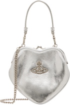 Vivienne Westwood Silver Belle Heart Frame Bag