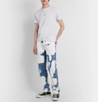 Nudie Jeans - Steady Eddie II Tapered Bleached Organic Denim Jeans - Blue