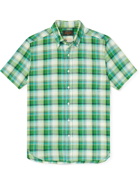 Beams Plus - Checked Cotton-Poplin Shirt - Green