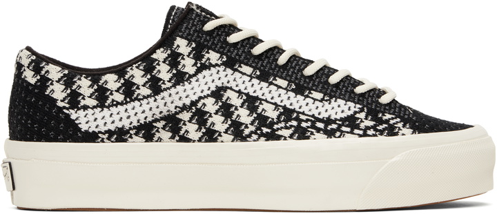 Photo: Vans Black & Off-White Premium Old Skool Knit Sneakers