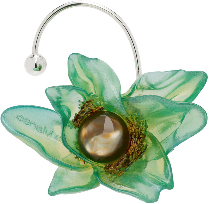 Photo: La Manso SSENSE Exclusive Green & Brown Tempus Single Ear Cuff