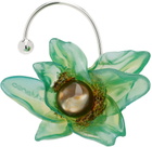 La Manso SSENSE Exclusive Green & Brown Tempus Single Ear Cuff