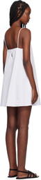 Matteau White Square Cami Minidress