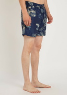 Moncler Floral-print Nylon Swim Shorts Navy
