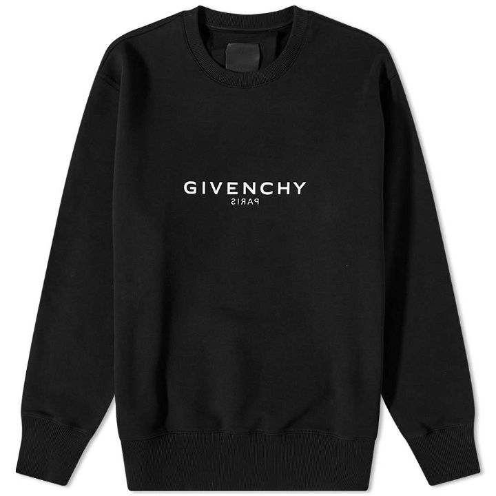 Photo: Givenchy Reverse Print Classic Crew Sweat