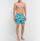 Vilebrequin - Moorea Mid-Length Printed Swim Shorts - Blue