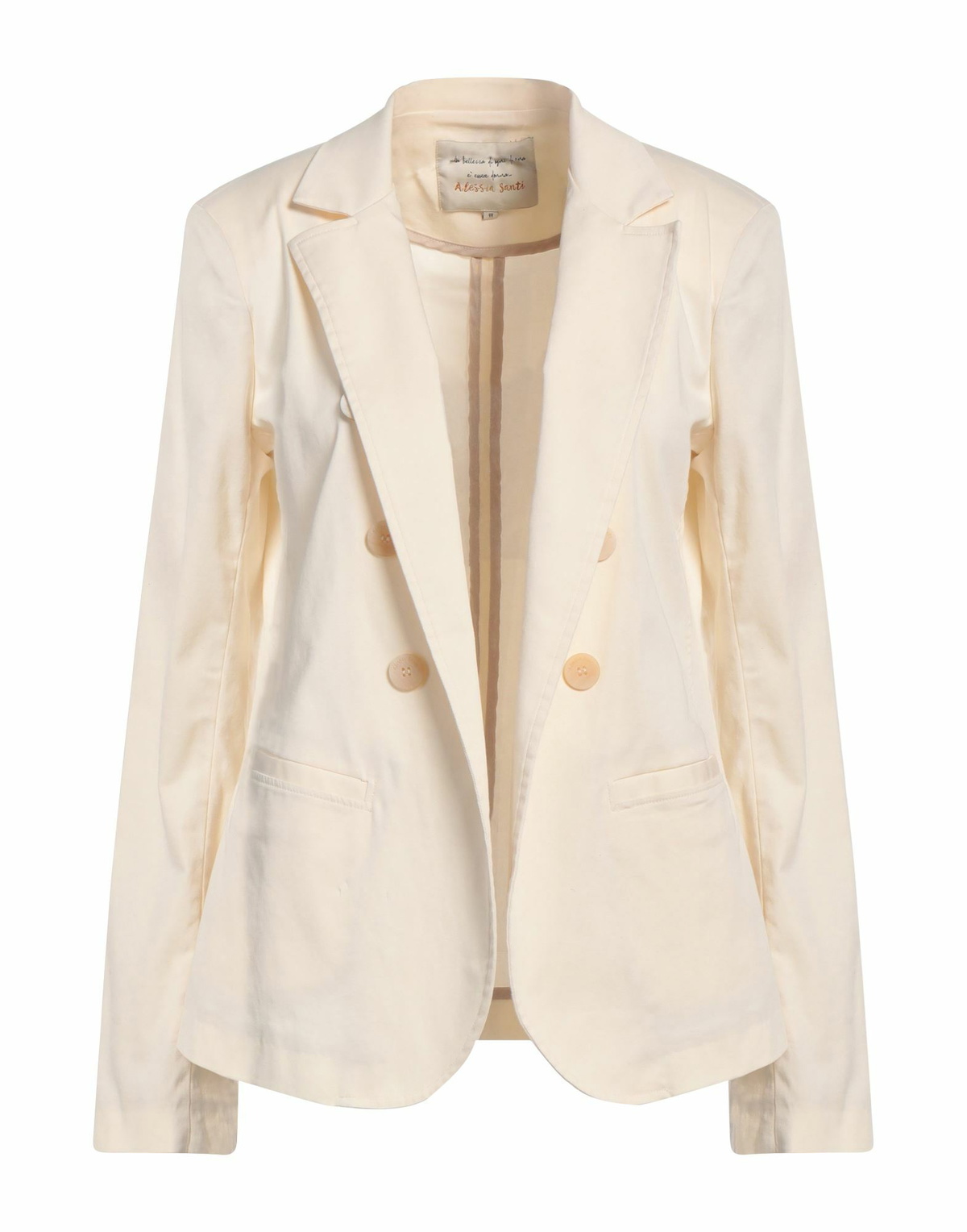 Alessia Santi Womens Blazer Cream
