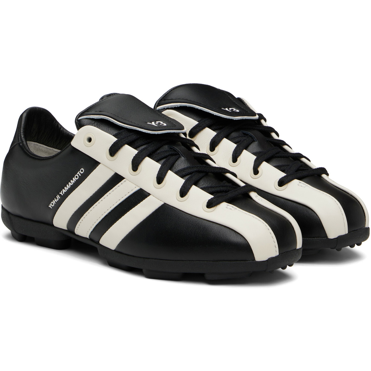Y-3 Black & White Field Sneakers