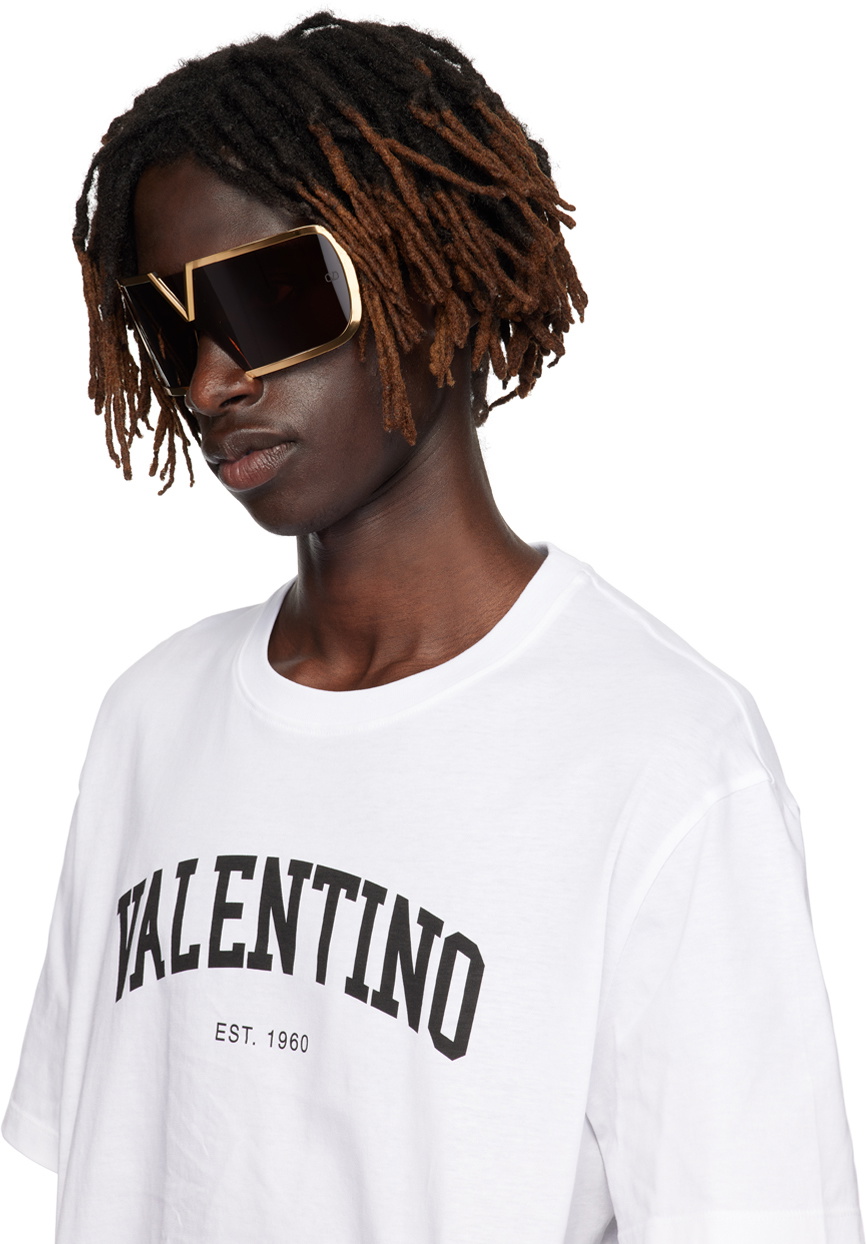 Valentino Garavani Romask Sunglasses Valentino Garavani Romask Dark Grey/Black Flash Mirror  main image 3