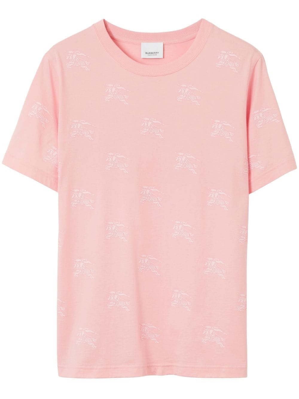 BURBERRY - Ekd Logo Cotton T-shirt Burberry