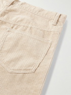 Marant - Jorje Wide-Leg Cotton and Linen-Blend Corduroy Trousers - Neutrals