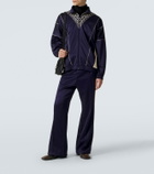 Valentino Printed jersey jacket