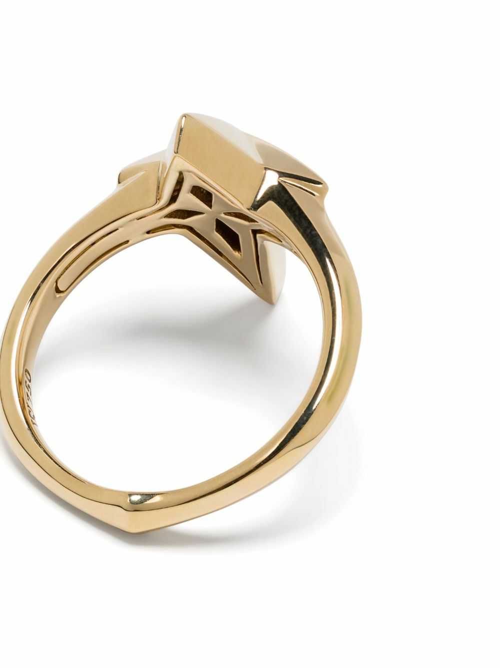 Stephen Webster 18K Yellow Gold New Cross Onyx Ring