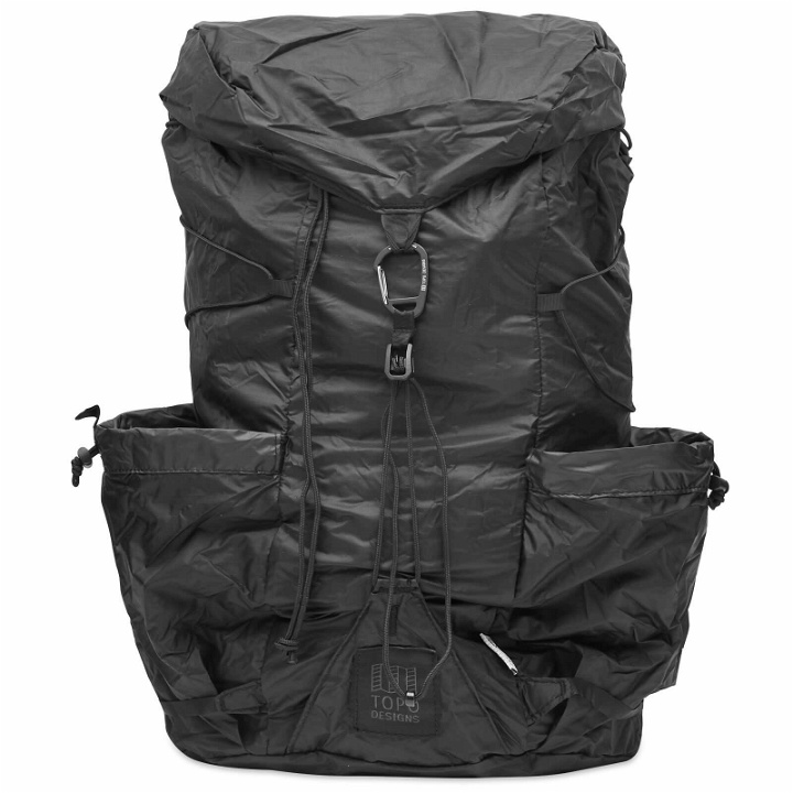 Photo: Topo Designs TopoLite Cinch Pack Backpack - 16L in Black