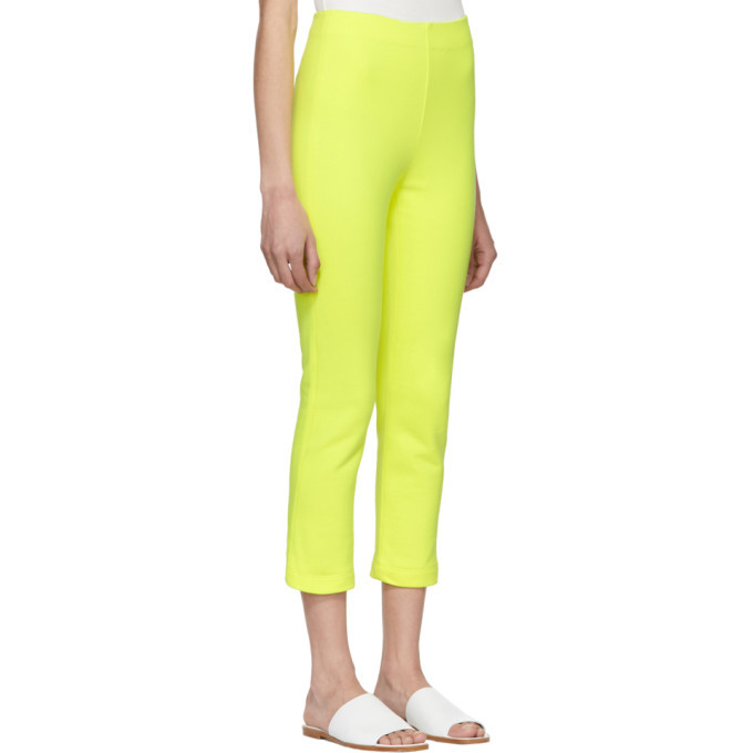 A-Plan-Application Yellow Cigarette Lounge Pants