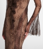 Bananhot Nori lace maxi dress
