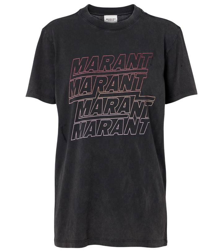 Photo: Marant Etoile Zoeline printed cotton jersey T-shirt