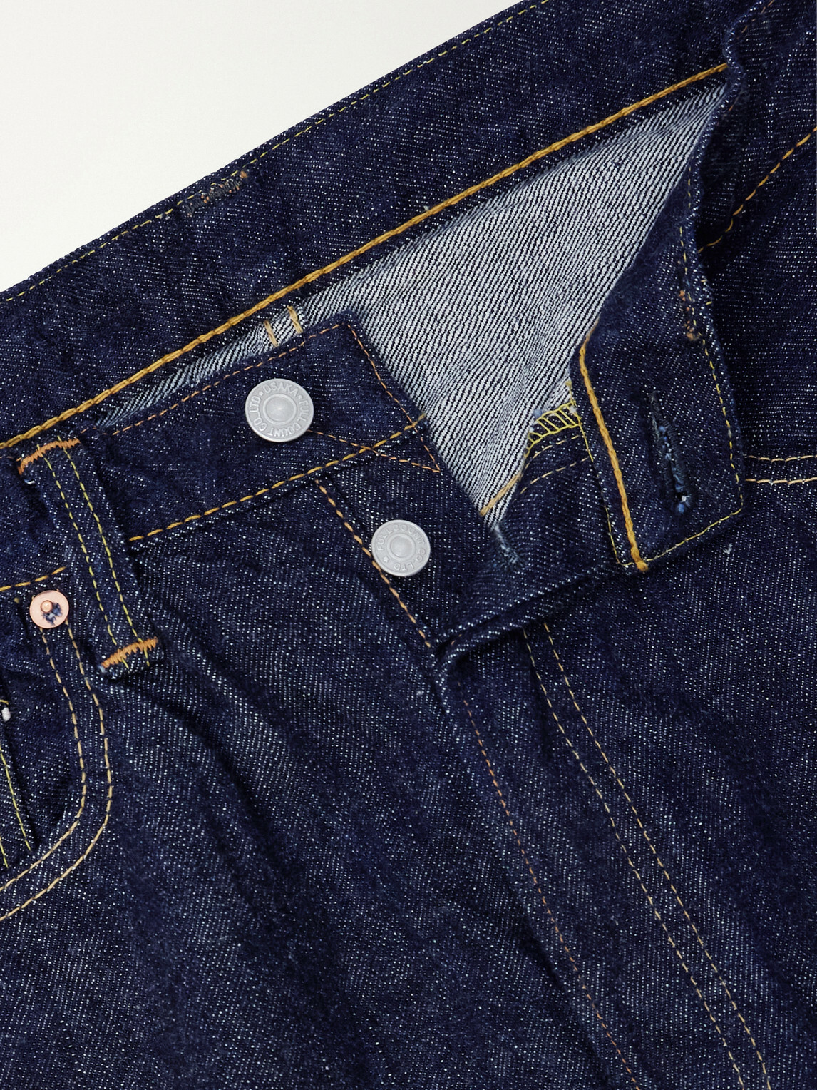 FULLCOUNT - 0105W Straight-Leg Selvedge Jeans - Blue